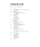 Bard Observer, Vol. 101, No. 24 (April 27, 1994) by Bard College