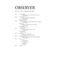 Bard Observer, Vol. 102, No. 11 (November 30, 1994) by Bard College