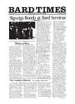 Bard Times, Vol. 20, No. 4 (December 14th, 1979) by Bard College
