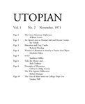 Utopian, Vol. 1, No. 2 (November, 1971) by Bard College