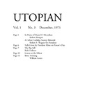 Utopian, Vol. 1, No. 3 (December, 1971) by Bard College